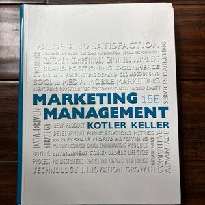 Marketing Management by Kevin Keller and Philip Kotler (2014, Hardcover)